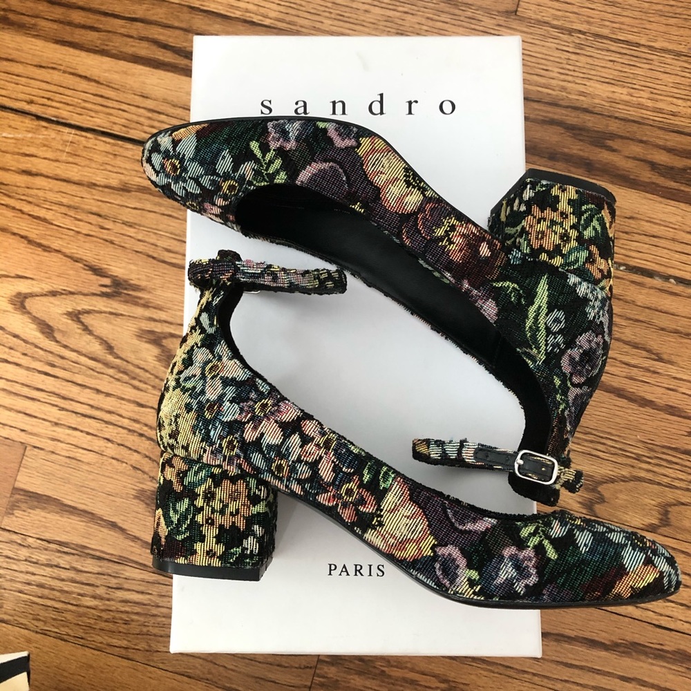 Sandro Fabric Heels